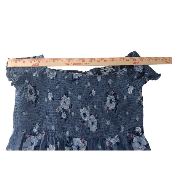 So  Women's Pullover Multicolor  Elastic Floral Maxi Dress size XLARGE - Picture 4 of 10